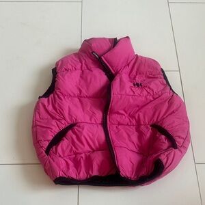 Helly Hansen Fuchsia Puffer Vest with Black Trim 4